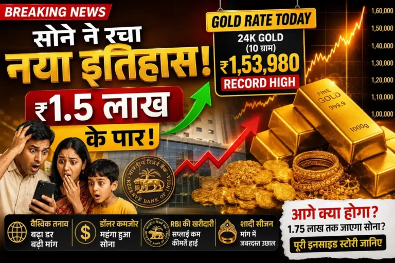 Gold Rate Today in India - 24K Gold Price Crosses ₹1.5 Lakh with Record High Market Surge